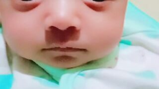 Cute baby boy MashAllah