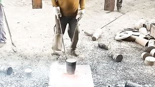 Metal Forging with Biggest Hammer on Industrial Level #forging #shorts