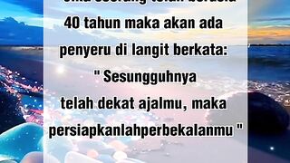 MISTERI UMUR 40 TAHUN
