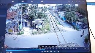 Train versus Motorcycle