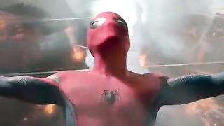 Spiderman saving people