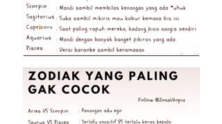 Analisis zodiak