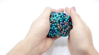 DIY - HOW TO MAKE DISNEY PRINCESS FROZEN ELSA WAND HIGH HEELS CROWN FROM MAGNETIC BALLS ???? Doll Crafts