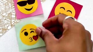 Emoji paper crafts