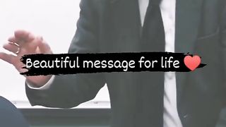 Beautiful message for life