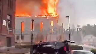 Fire incident in USA.