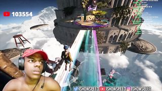 iShowSpeed Falls Down Playing ONLY UP…????