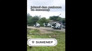 presiden joko widodo dan prabowo subianto ke sumenep