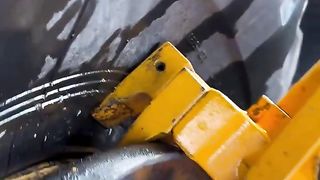 Forklift inner tube replacement process