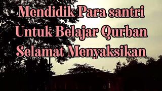 Belajar Qurban di Pesantren