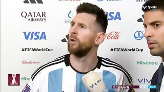 Cursing Messi