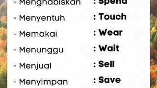 Vocabulary untuk pemula