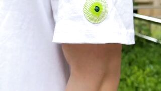 With this mosquito repellent popping bead