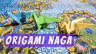 Cara mudah membuat naga dari kertas lipat origami