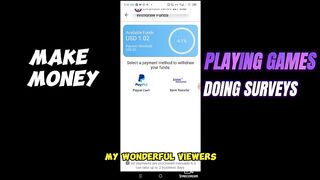 How To Make Money Online with your Mobile Phone Playing Game And Survey.