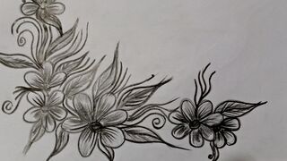 How to sketch peacock step by step