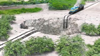 Mr.Beast : Train Vs Enorme Gouffe