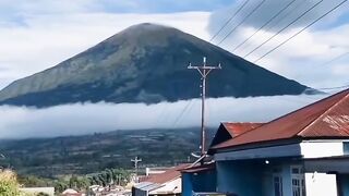 one of the beautiful mountains in Indonesia