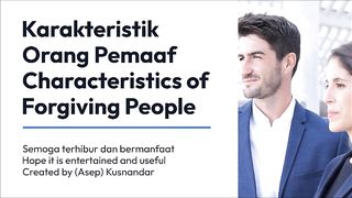 CHARACTERISTICS OF FORGIVING PEOPLE