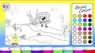 Coloring SpongeBob's Pineapple House