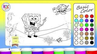 Coloring SpongeBob's Bikini Bottom Adventure