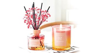 ACITHGL Bubble Candle(White+Pink)