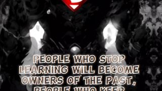 Don't stop learning