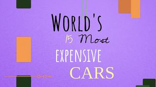 Top Most expensive cars in the World 2023