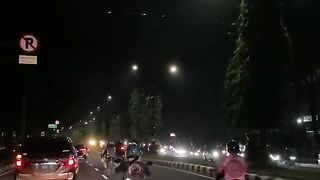 Indonesian night view