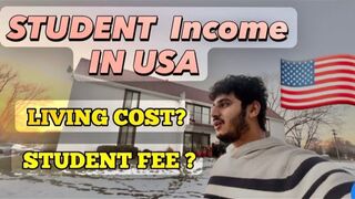 INTERNATIONAL STUDENT INCOME IN USA | STUDENT LIFE | DAILY VLOG