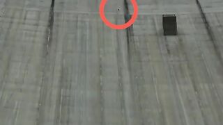 Playing Darts Form A 165m Swiss Dam!