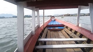 Take a boat ride on Lake Cirata