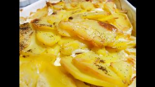Cuisine française _le Gratin Dauphinois facile à réaliser