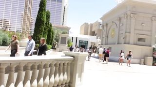 STRANGERS ATTEMPT BLINKERS IN LAS VEGAS