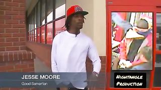 Good Samaritan thwarts robbery with kick to the face