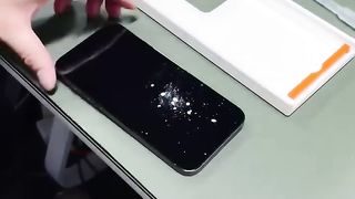 Phone Screen protector Applying Glass Process ????