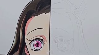 One Drawing But 4 different styles Nezuk 02