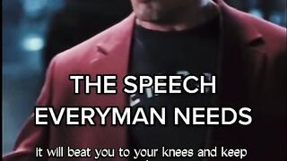The speech every young man needs to hear - Change your mindset
