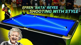 Efren Reyes the magician shooting with style