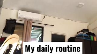 My daily routine  pls support my channel thannk you guysssss!!!!
