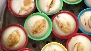 Puto with Salted Egg #yummy #breakfast please subscribe to my channel!!!
