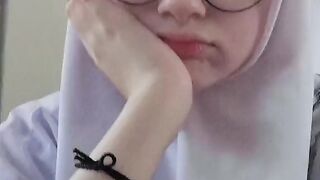 Beautiful girl wearing hijab