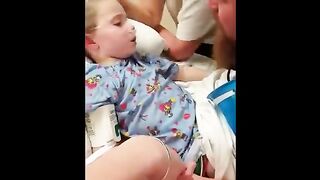 Little Girl goes to Heaven while her parents are watching!