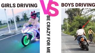 Girls vs boys driving ????????