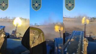 Ukrainian tanks fire at targets in 'defence of Kherson region from invaders'