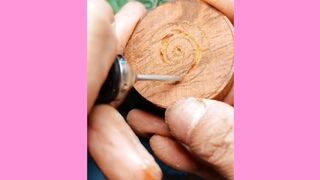 Wooden pendant| woodworking | woodcarving woodart #shorts