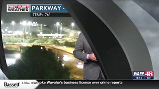 WAFF 10 p.m. Wednesday weather forecast