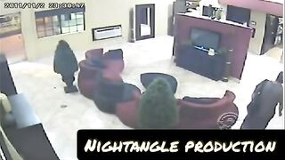 ROBBER TAKEN OUT: Martial arts experts interrupt robbery in Los Angeles