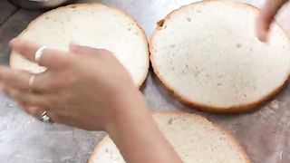 Gujrati Aunty makes special 2Kg Rimzim Sandwich