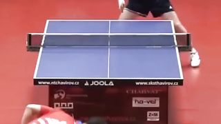 Absolutely INSANE Table Tennis Defense from Yang Wang!